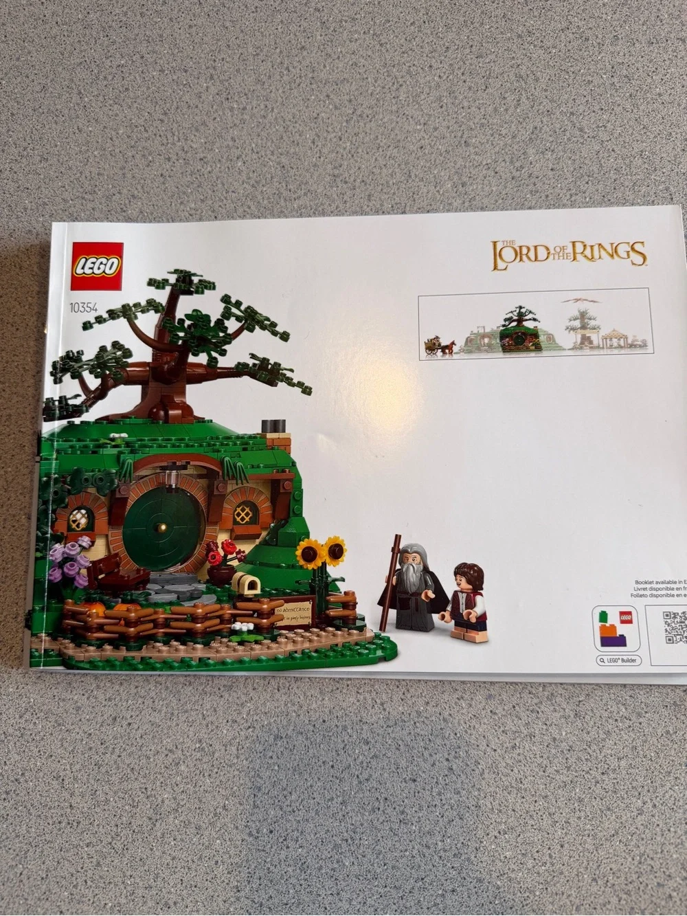 Lego Lord of the Rings 10354 The Shire Instruction Manual (3) Building Set